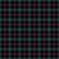 Rose Hunting Modern Tartan Seamless Pattern