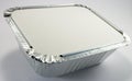 Foil Tray with Lid Royalty Free Stock Photo