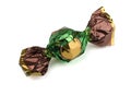 Foil wrapped candy Royalty Free Stock Photo