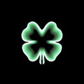 Glowing shamrock