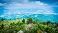 Foix surroundings in Ariege, France. Royalty Free Stock Photo