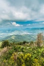 Foix surroundings in Ariege, France. Royalty Free Stock Photo