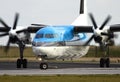 Fokker 50 Royalty Free Stock Photo