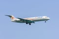 Tus Air Fokker 100 Royalty Free Stock Photo