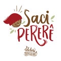 Saci PererÃÂª. Fantastic Creature of Brazilian Folklore. Royalty Free Stock Photo