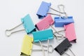 Fold back clips Royalty Free Stock Photo