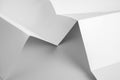 Fold white paper sheets background texture for design Royalty Free Stock Photo