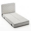 Foldable mattress bed isolated on white background Royalty Free Stock Photo