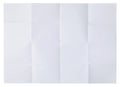 folded blank paper Royalty Free Stock Photo