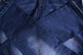 folded blue jeans pant pattern texture background Royalty Free Stock Photo