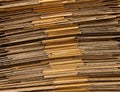 Folded cardboard Royalty Free Stock Photo