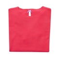 Folded coral woman sweater