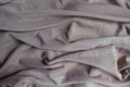 Folded dull dusky pink polyester mesh fabric Royalty Free Stock Photo