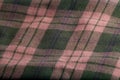 Folded Flannel Royalty Free Stock Photo