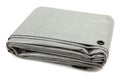 Folded Gray Tarp Royalty Free Stock Photo