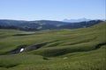 Folded Hills in the Gravelly Range Royalty Free Stock Photo