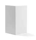 Folded leaflet white blank paper template book Royalty Free Stock Photo