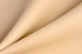 Folded Light Beige Artificial Leather Background Royalty Free Stock Photo