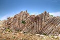 Folded limestone Royalty Free Stock Photo