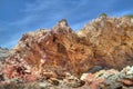 Folded limestone on Crete