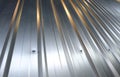 Folded metal zinc sheet