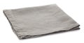 Folded natural grey cotton napkin