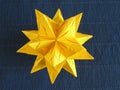 Folded Paper Star Royalty Free Stock Photo