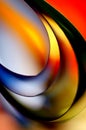 Coloristic arc form blurred abstract background Royalty Free Stock Photo