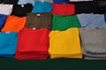 Folded t-shirts