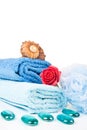 Folded towels Royalty Free Stock Photo