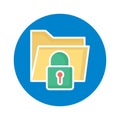 Folder access Isolated Vector icon which can easily modify or edit Royalty Free Stock Photo