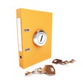 Folder broken key the keyhole Royalty Free Stock Photo