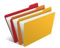 Folder with documents Royalty Free Stock Photo