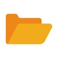 Folder documents file flat style icon