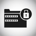 Folder file password padlock secuirty