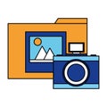 folder file photo camera