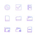 folder , files , directory , search , code , eps icons set vector Royalty Free Stock Photo