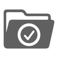 Folder, files icon / gray color