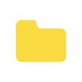 Folder flat color ui icon Royalty Free Stock Photo
