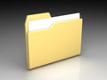 Folder icon Royalty Free Stock Photo