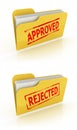 Folder icon for approved / rejected documents