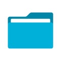 Folder icon. Document symbol. File icon. Computer folder