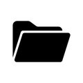 Folder icon flat vector illustration design Royalty Free Stock Photo