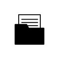 Folder Icon vector. Folder and documents Icon. icon archive