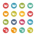 Folder Icons - 1 -- Fresh Colors Series Royalty Free Stock Photo