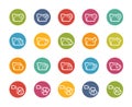 Folder Icons - 1 of 2 -- Printemps Series Royalty Free Stock Photo