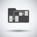 Folder Network Icon Royalty Free Stock Photo