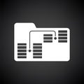 Folder Network Icon Royalty Free Stock Photo
