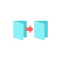 Folder outline icon.