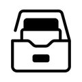 A folder representing archived files or saved documents